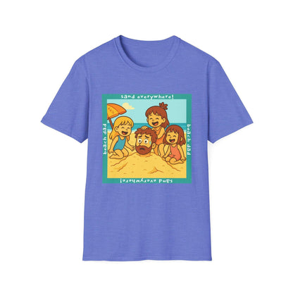 Beach Dad Buried Cotton Tee