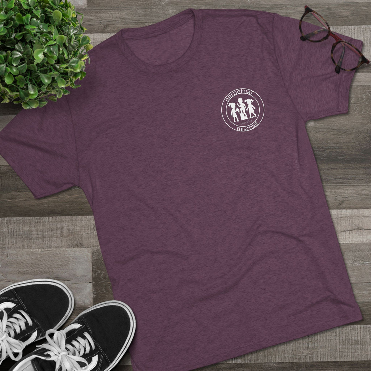 Perpetual Mischief Tri-Blend Tee product view 23 - 66 Percent