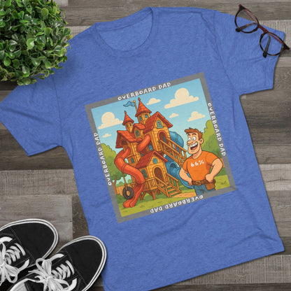 Overboard Dad Playhouse Tri-Blend Tee product view 34 - 66 Percent