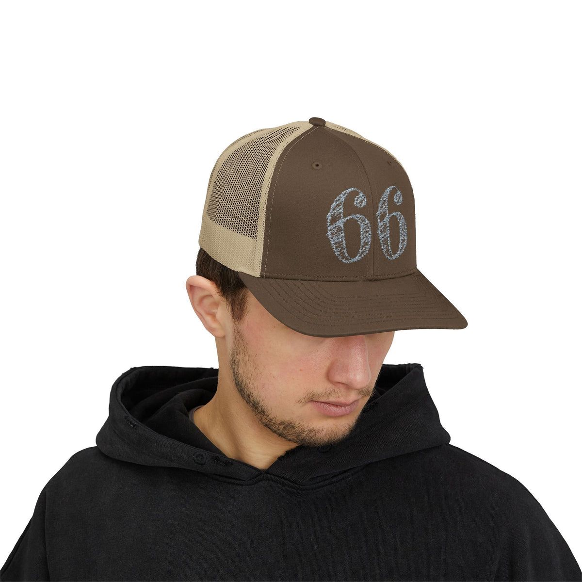 66% Snapback Trucker Hat product view 50 - 66 Percent