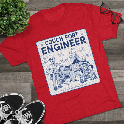 Overboard Dad Fort 66% Tri-Blend Tee