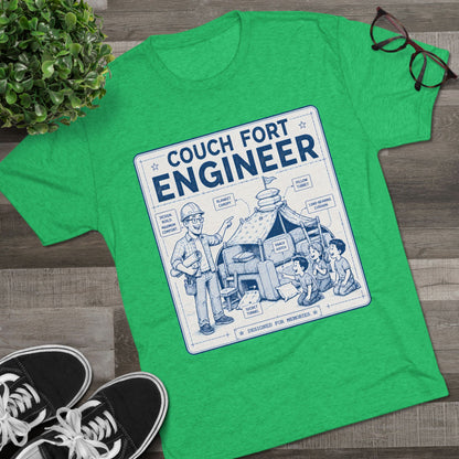 Overboard Dad Fort 66% Tri-Blend Tee