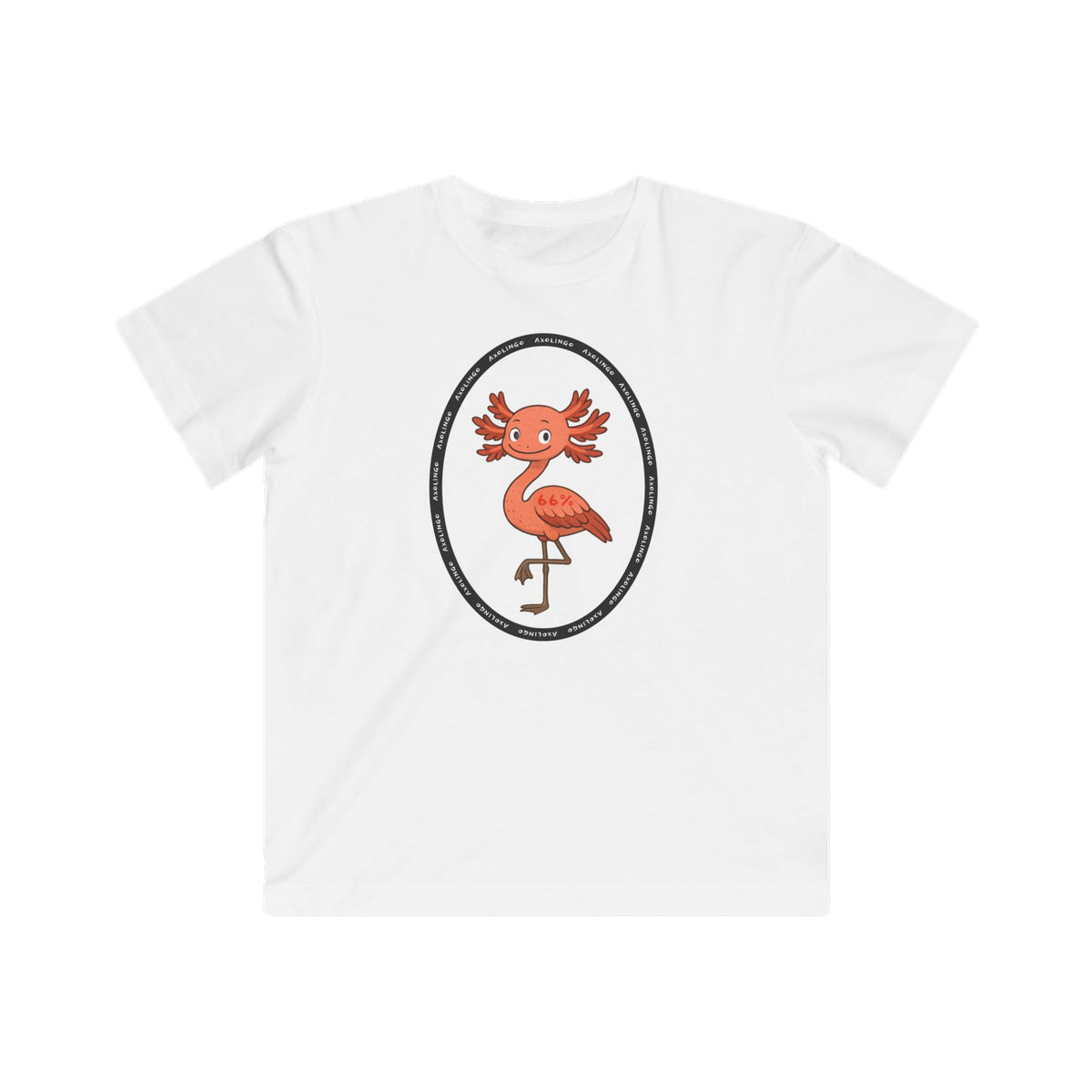 Axolingo Kids T-shirt in White | 66 Percent
