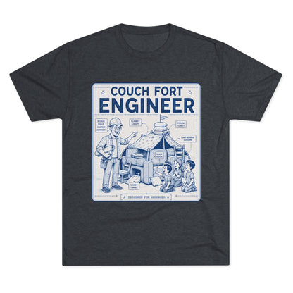 Overboard Dad Fort 66% Tri-Blend Tee