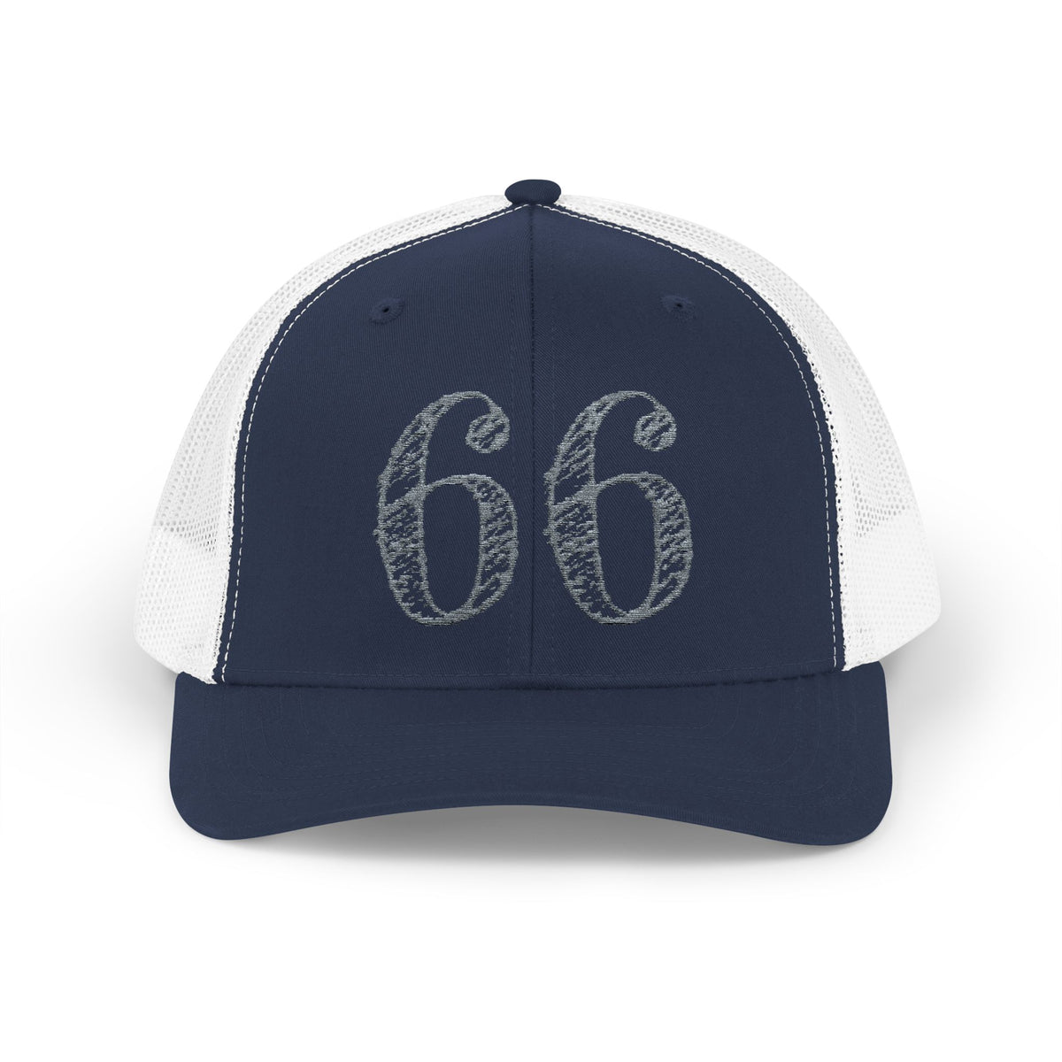 66% Snapback Trucker Hat in Navy / White | 66 Percent