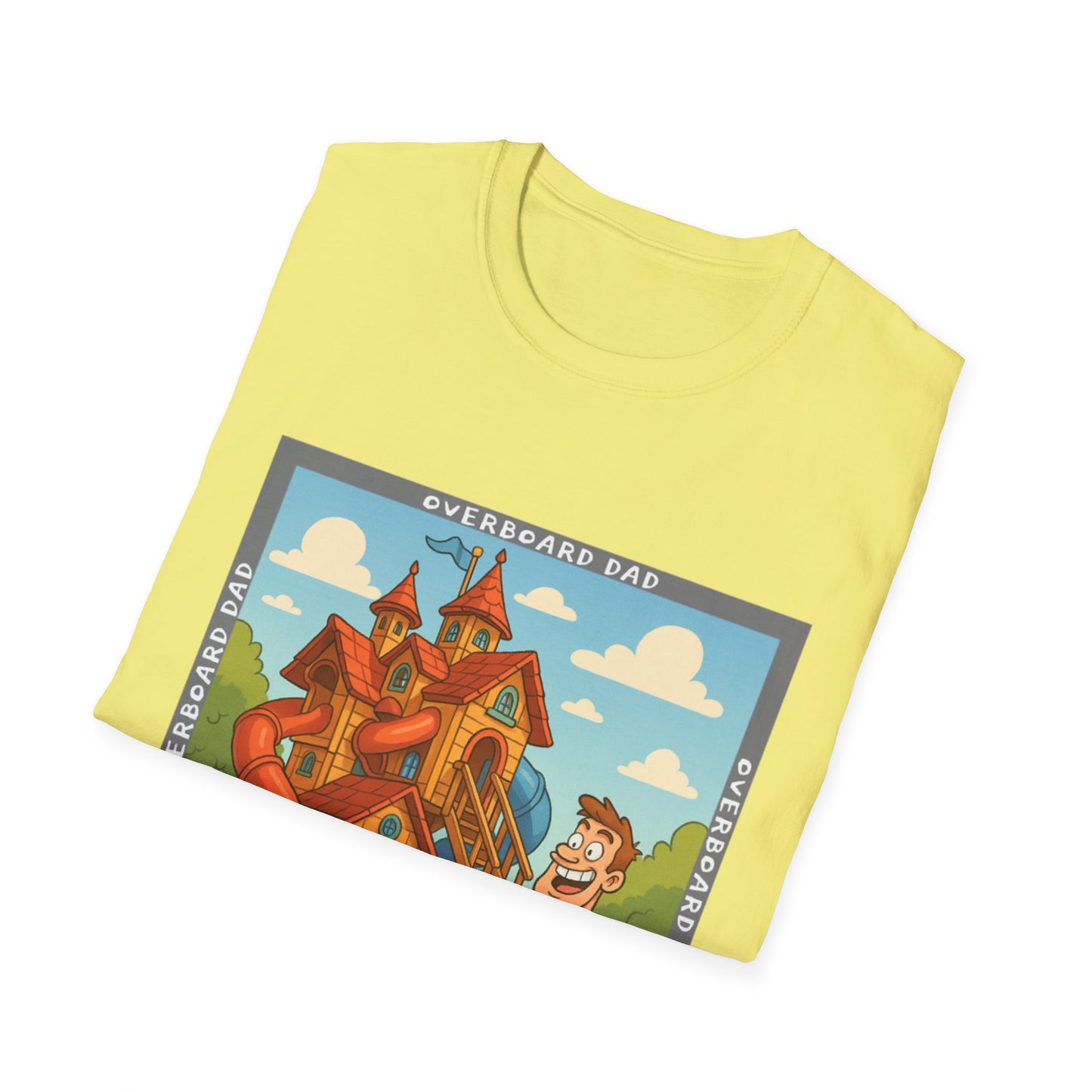 Overboard Dad Playhouse Cotton Tee - 66 Percent