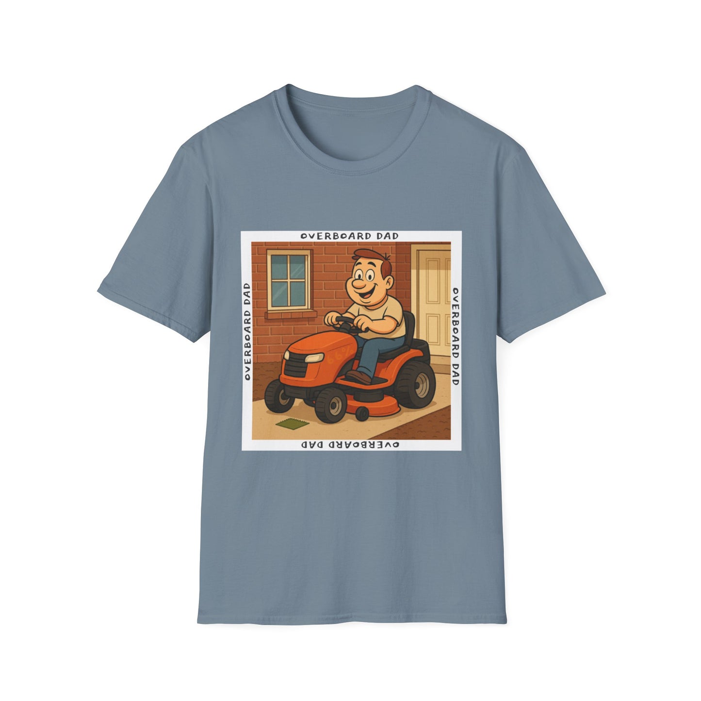 Overboard Dad Mower Cotton Tee - 66 Percent