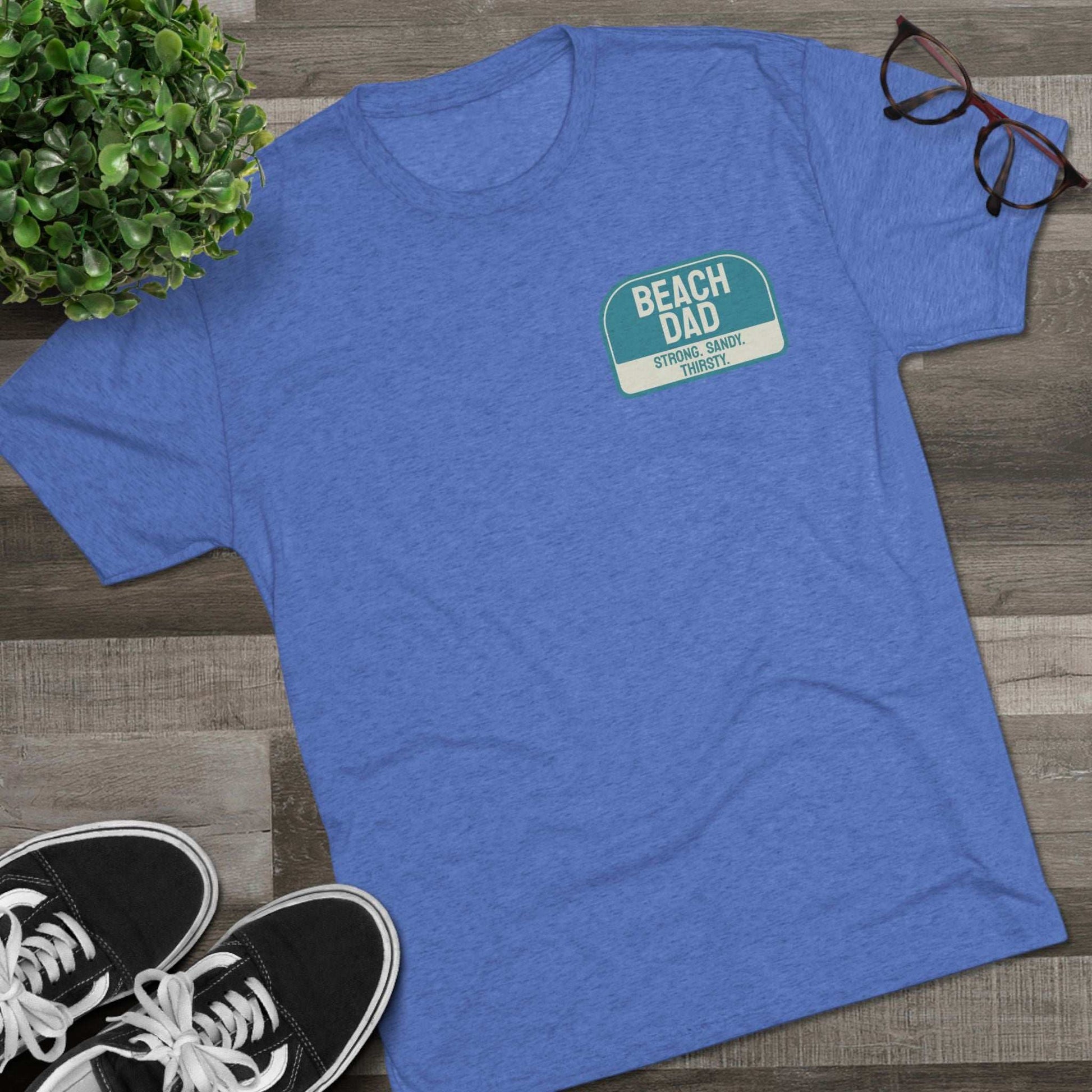 Beach Dad Logo Tri-Blend Tee