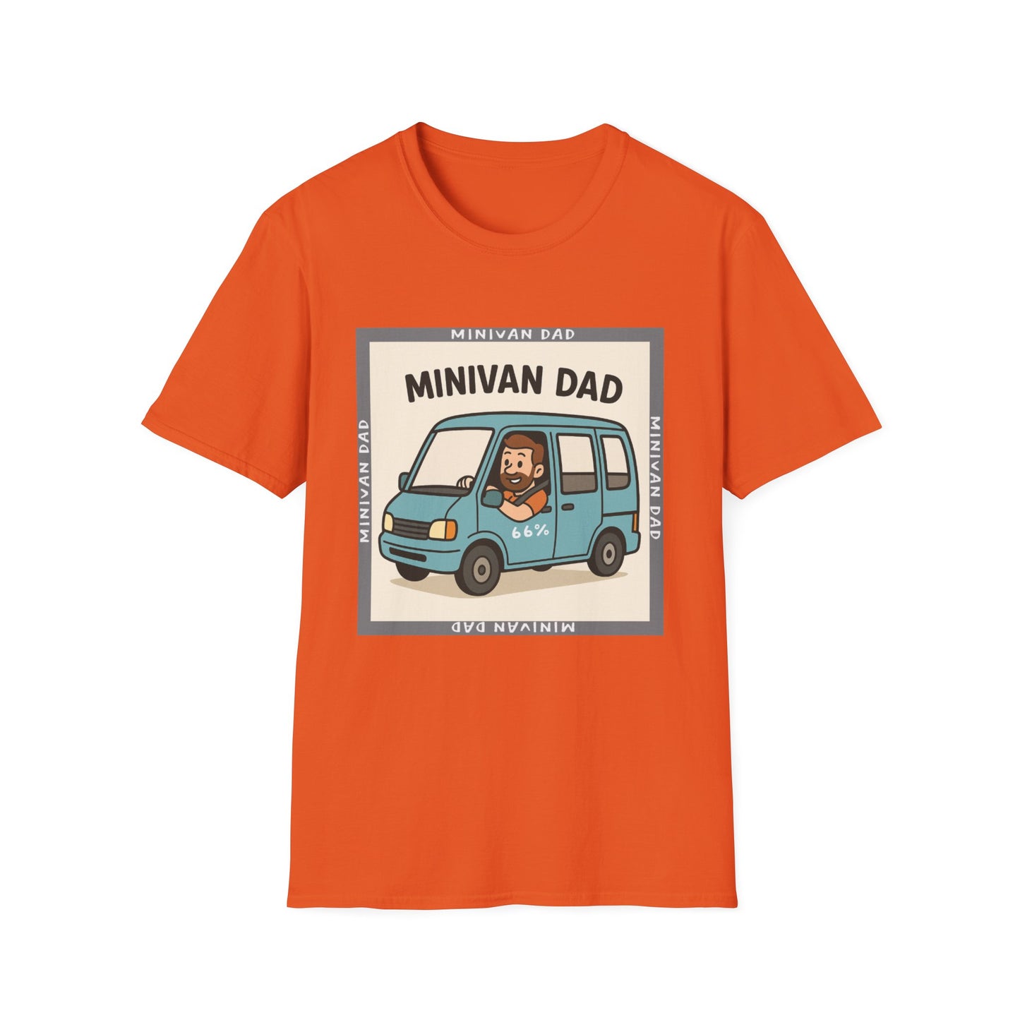 Minivan Dad Cotton Tee - 66 Percent