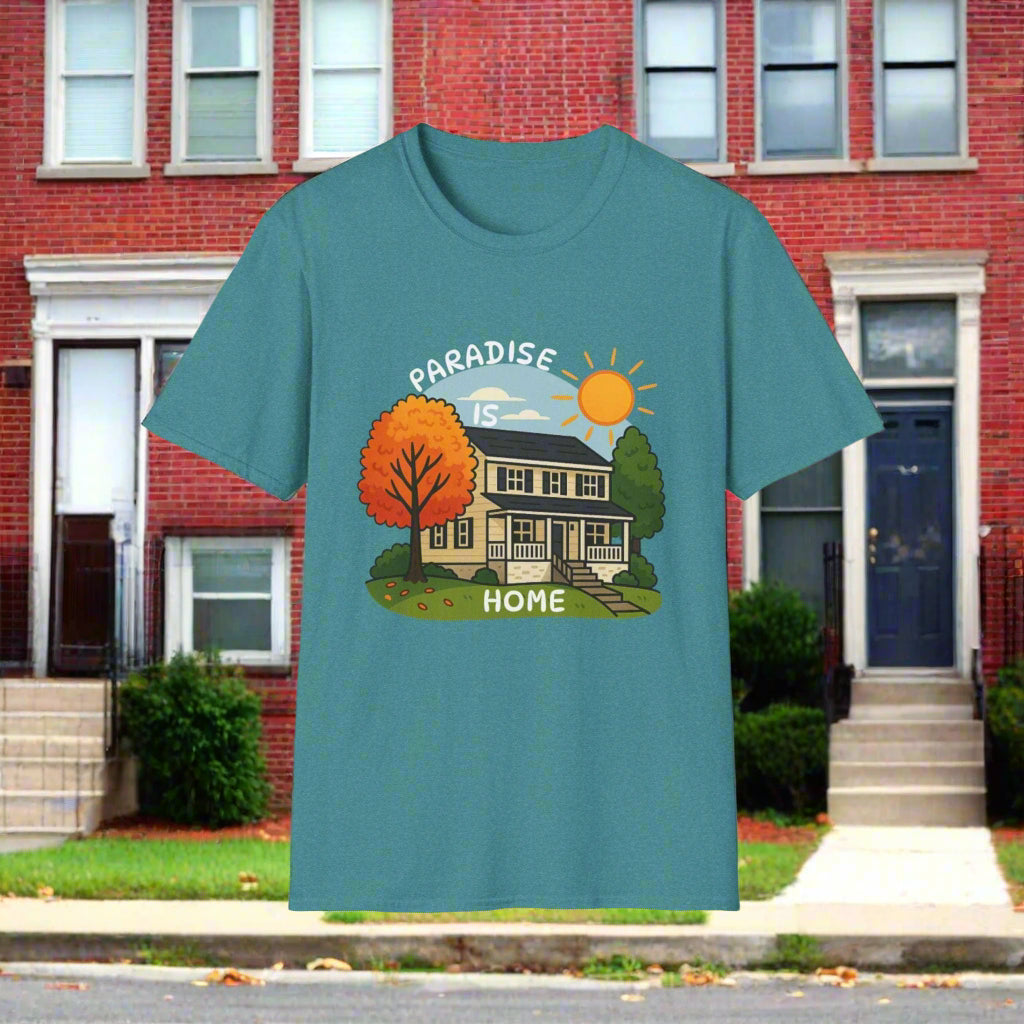 Paradise Is Home Cotton Tee - 66 Percent