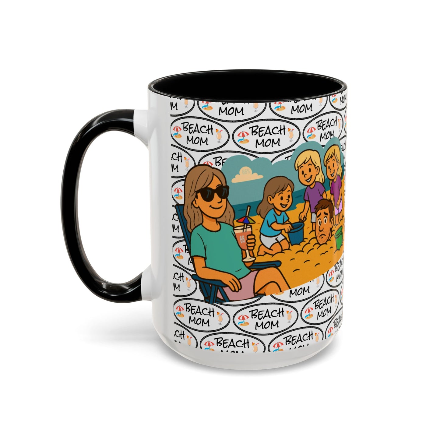 Beach Mom Mug - 66 Percent