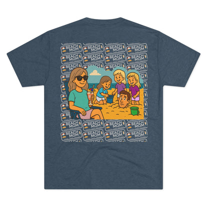 Beach Mom Anthem Tri-Blend Tee - 66 Percent
