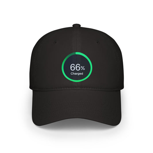 66% Charged Low Profile Baseball Cap - 66 Percent