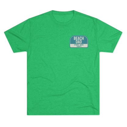 Beach Dad Logo Tri-Blend Tee - 66 Percent