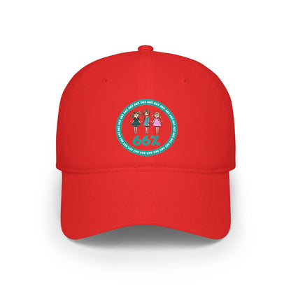 Original Design 3 Girls Hat in Red | 66 Percent