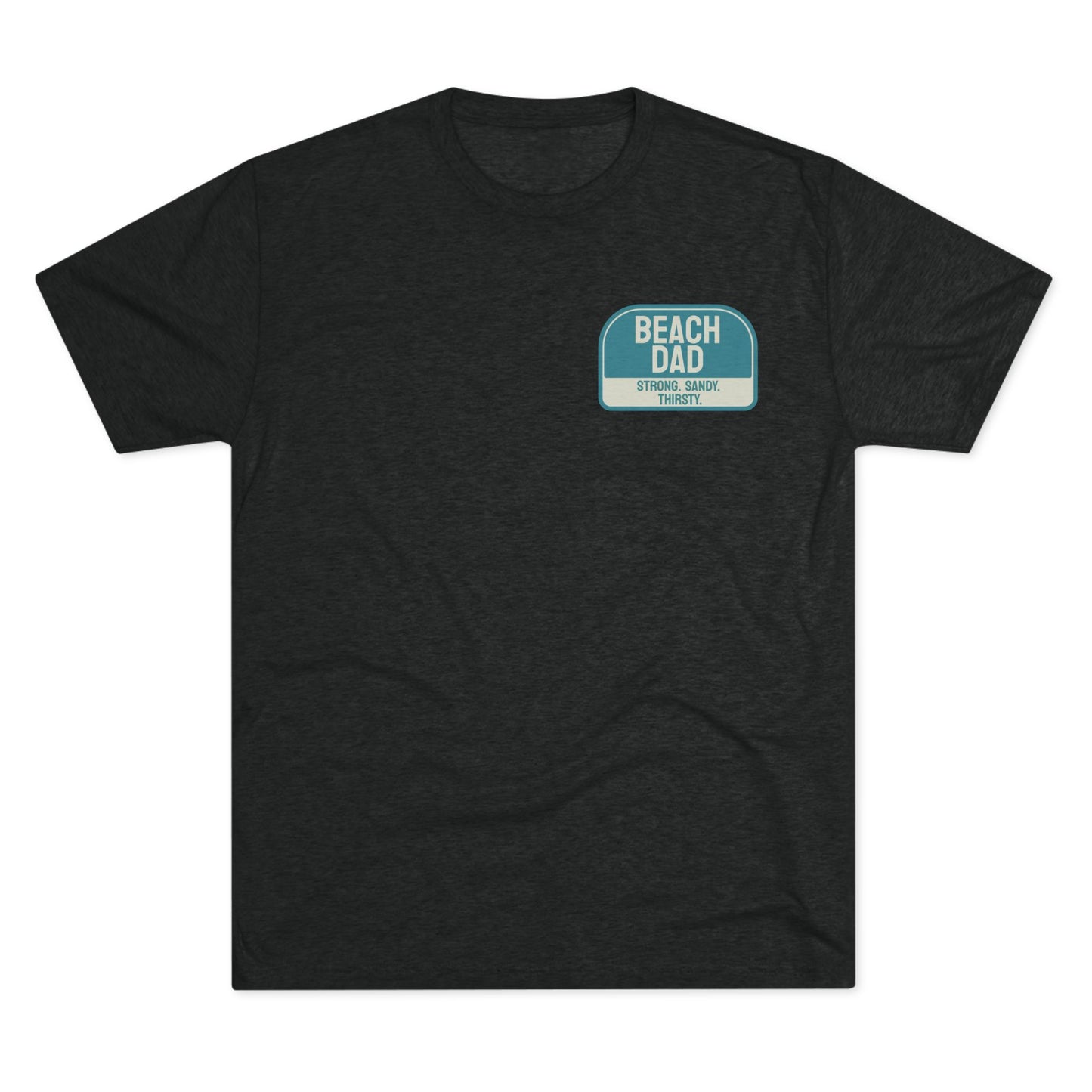 Beach Dad Logo Tri-Blend Tee - 66 Percent