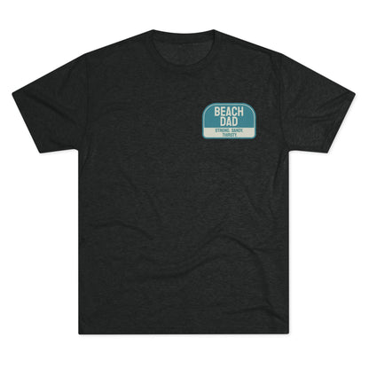 Beach Dad Logo Tri-Blend Tee - 66 Percent