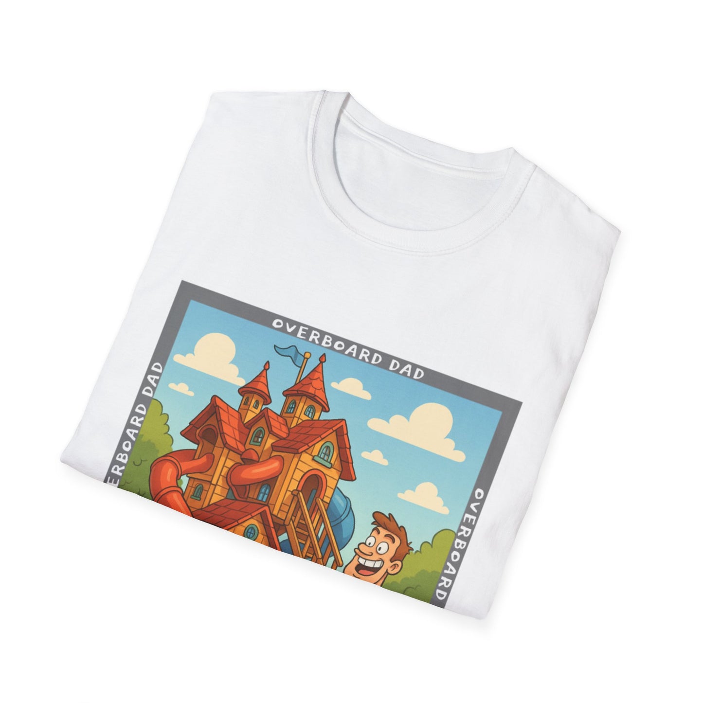 Overboard Dad Playhouse Cotton Tee - 66 Percent