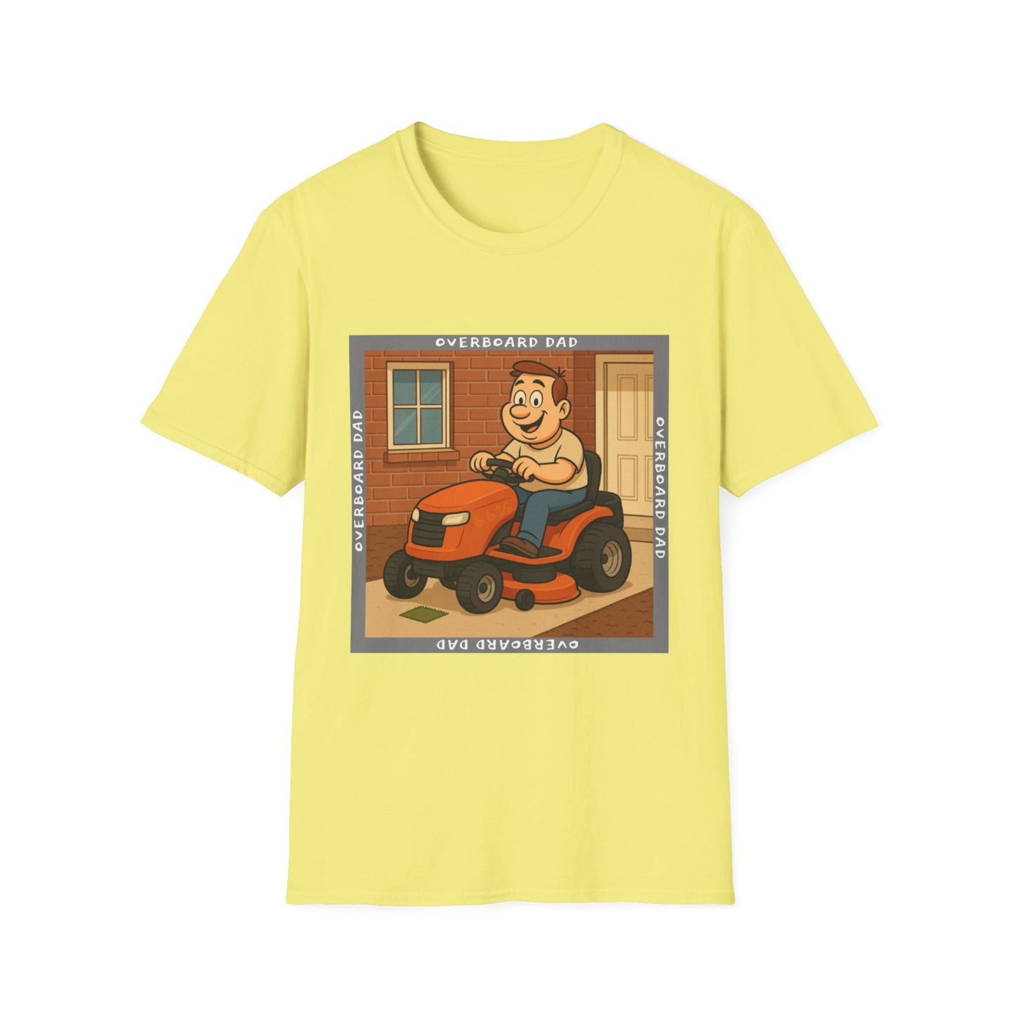 Overboard Dad Mower Cotton Tee - 66 Percent