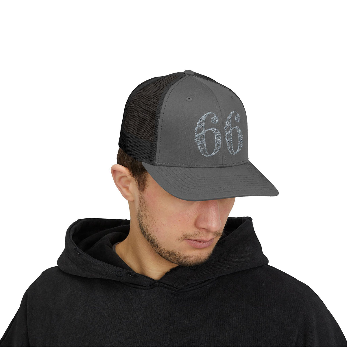 66% Snapback Trucker Hat product view 42 - 66 Percent