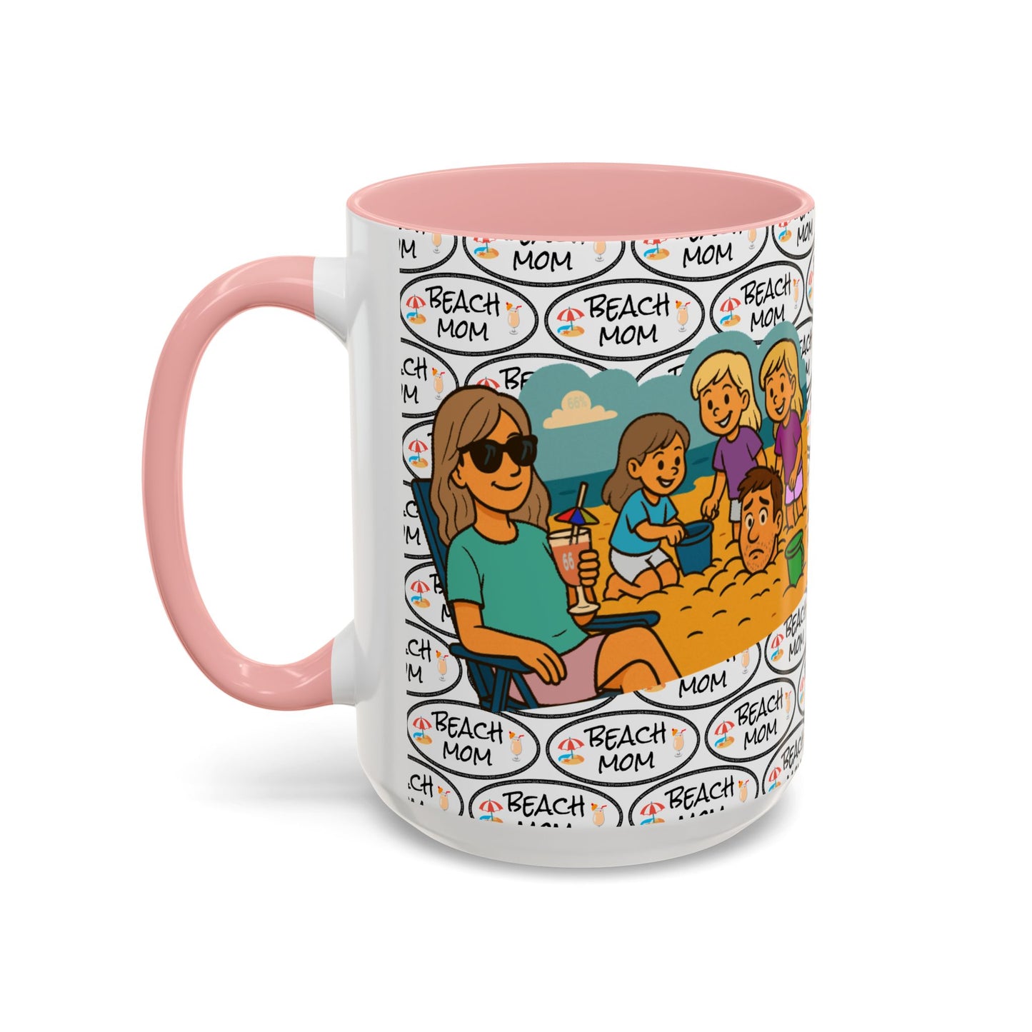 Beach Mom Mug - 66 Percent