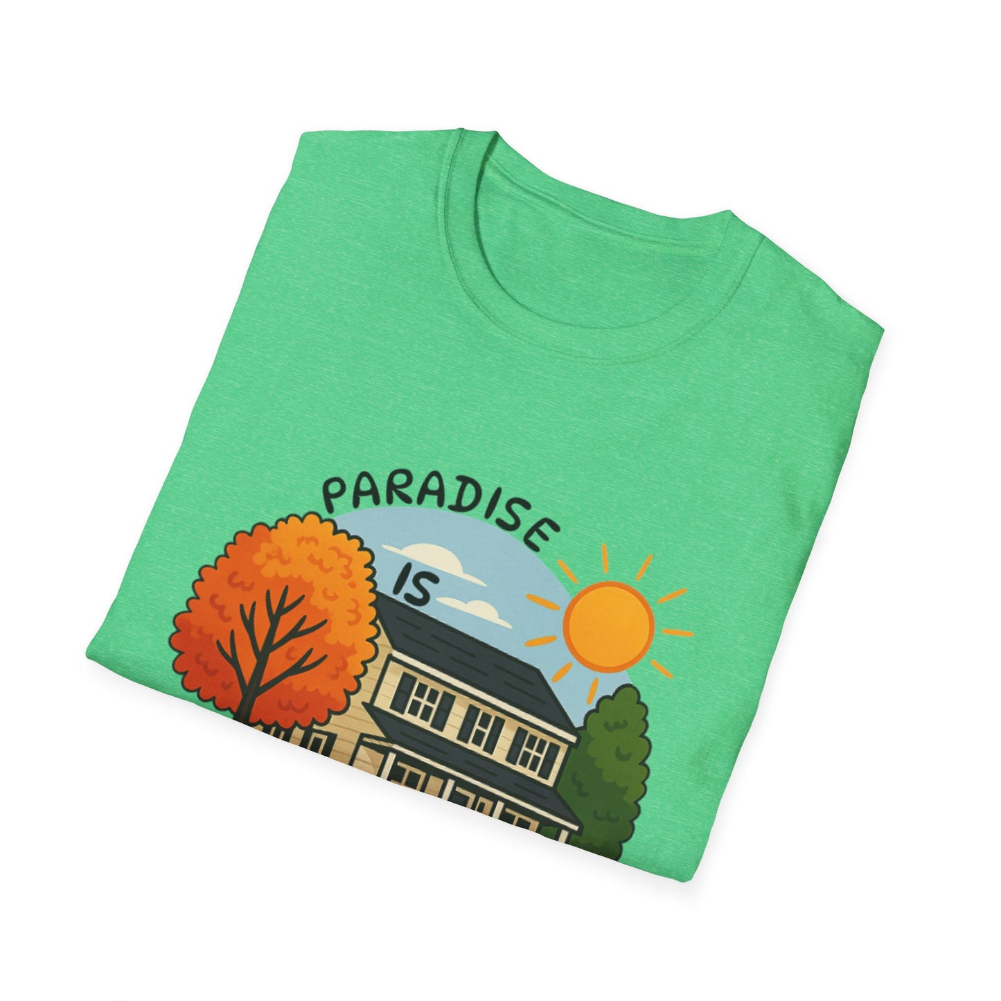 Paradise Is Home Cotton Tee - 66 Percent