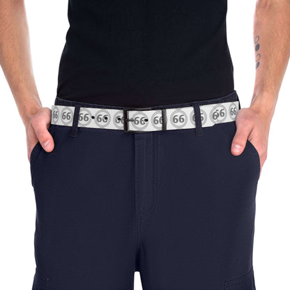 Retro 66% Pattern Belt - 66 Percent