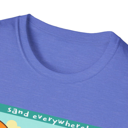 Beach Dad Buried Cotton Tee - 66 Percent