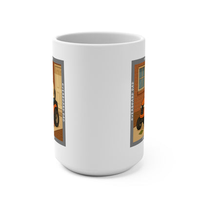 Overboard Dad Mower Mug - 15 oz ceramic mug product image 2