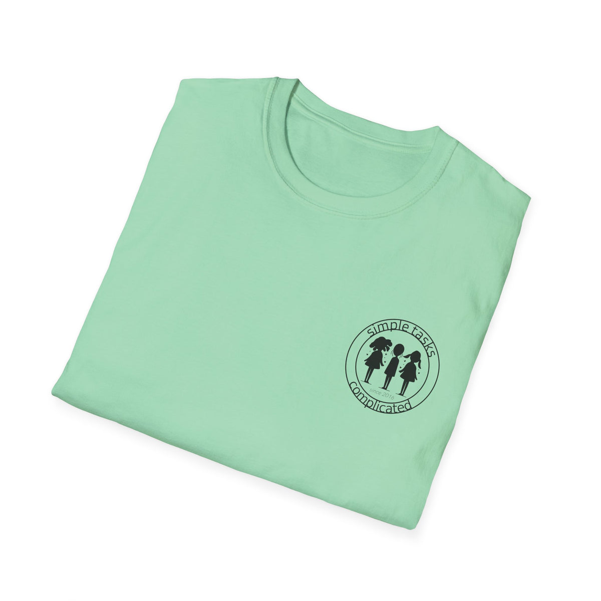 Simple Tasks Complicated - Small Logo Cotton Tee product view 25 - 66 Percent