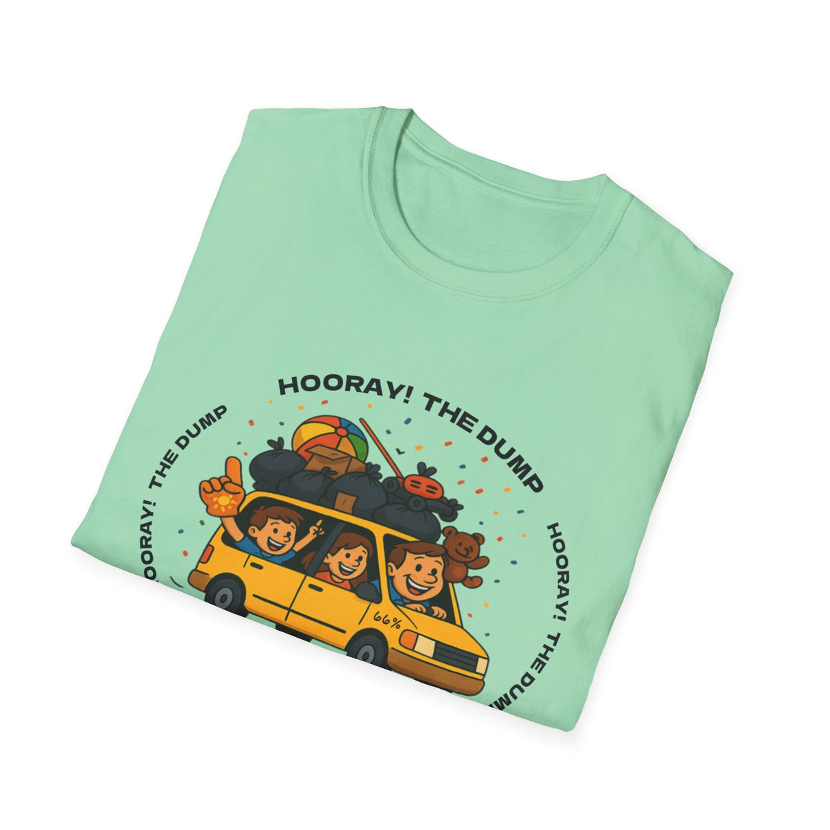 Hooray! The Dump Cotton Tee product view 32 - 66 Percent