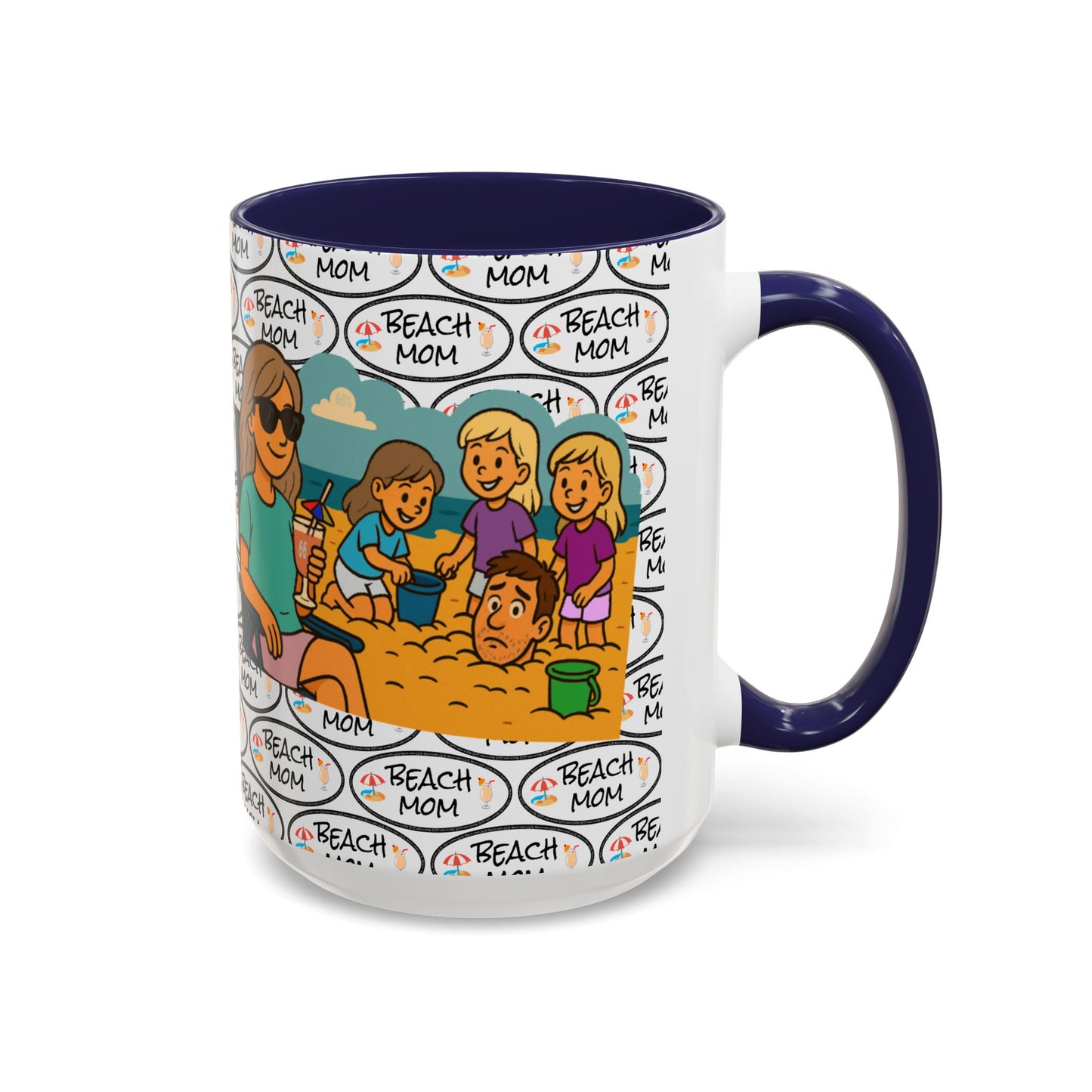 Beach Mom Mug - 66 Percent