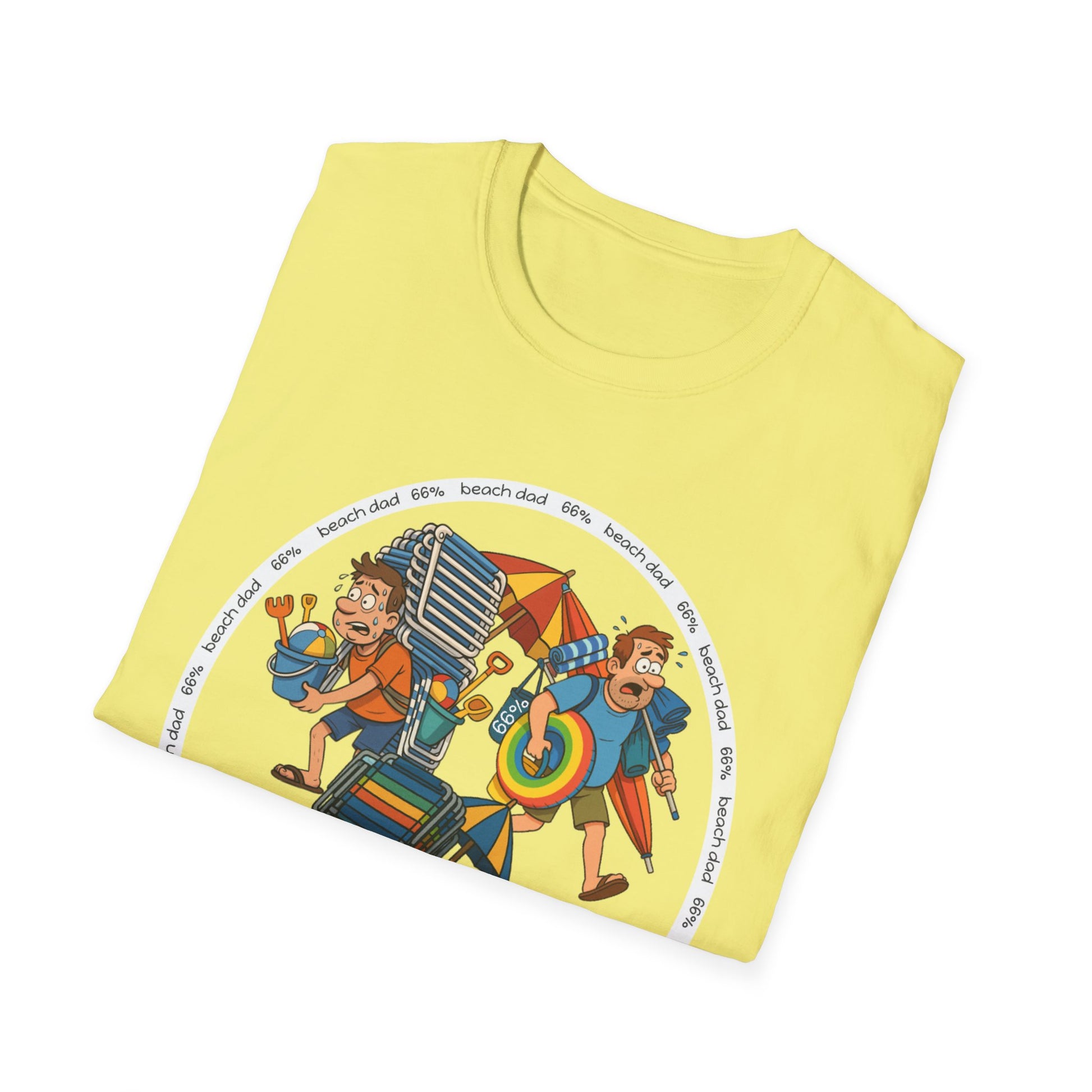 Beach Dad Trifecta Cotton Tee - 66 Percent