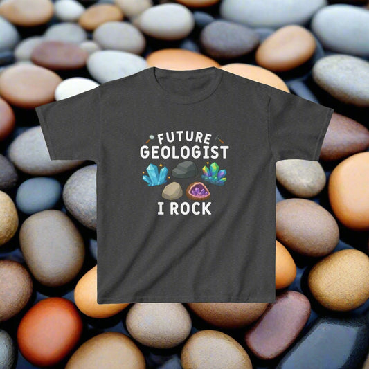 Future Geologist "I ROCK" Kids Tee - 66 Percent