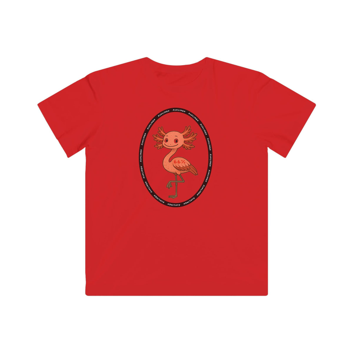 Axolingo Kids T-shirt in Red | 66 Percent