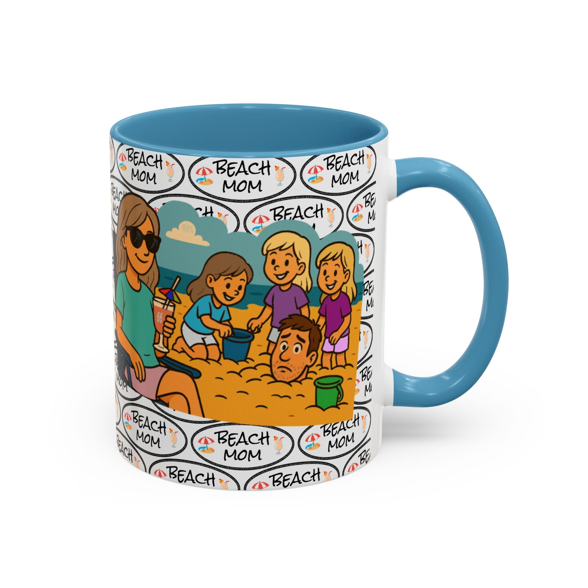 Beach Mom Mug - 66 Percent