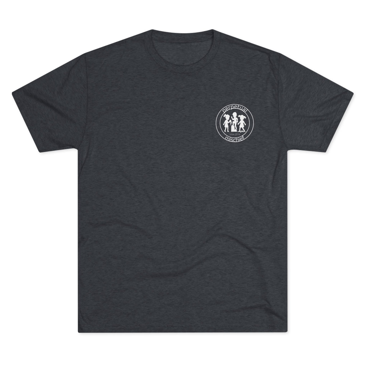 Perpetual Mischief Tri-Blend T-shirt in Tri-Blend Vintage Navy | 66 Percent
