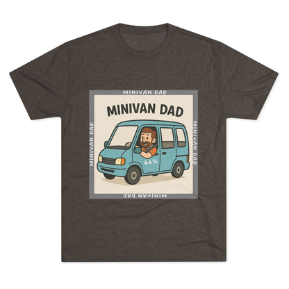 Minivan Dad Tri-Blend T-shirt in Tri-Blend Macchiato | 66 Percent