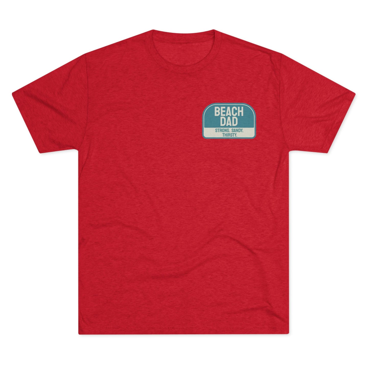 Beach Dad Logo Tri-Blend Tee - 66 Percent