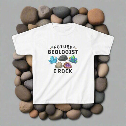 Future Geologist "I ROCK" Kids Tee - 66 Percent