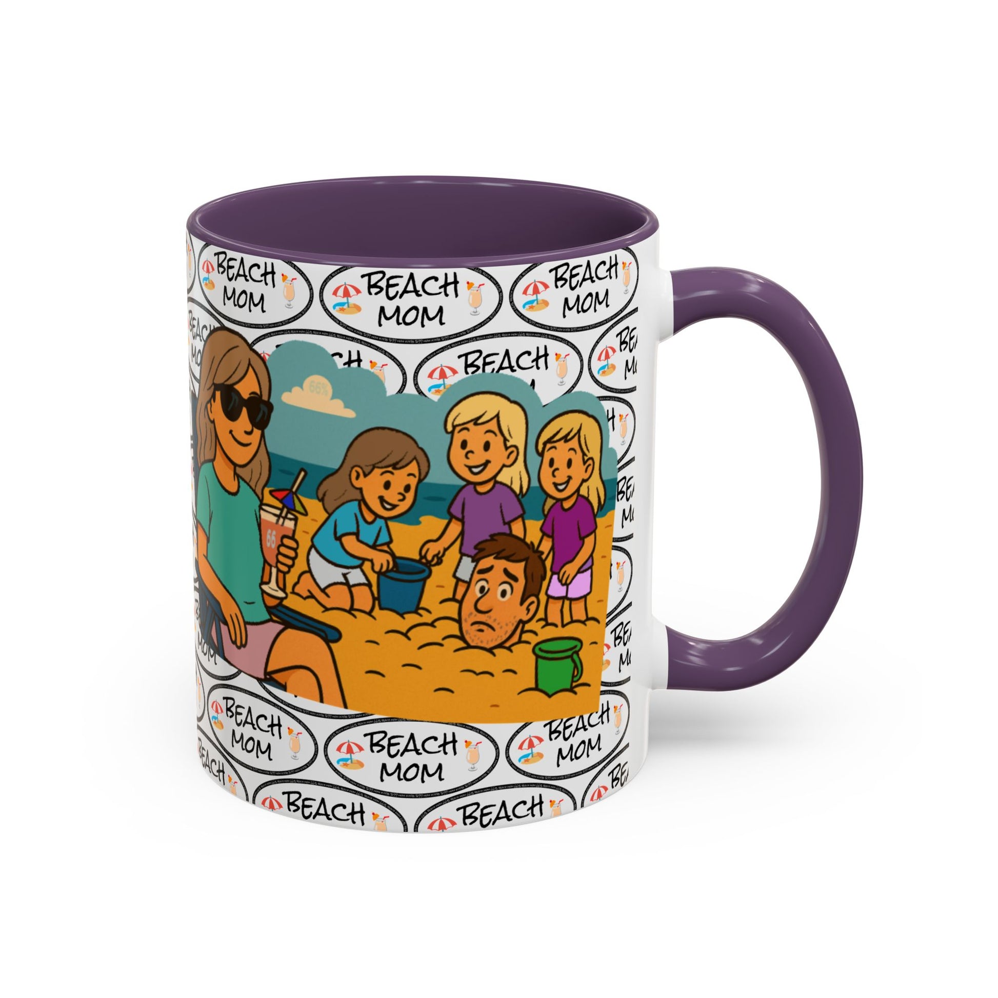 Beach Mom Mug - 66 Percent