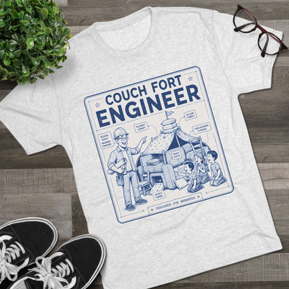 Overboard Dad Fort 66% Tri-Blend Tee