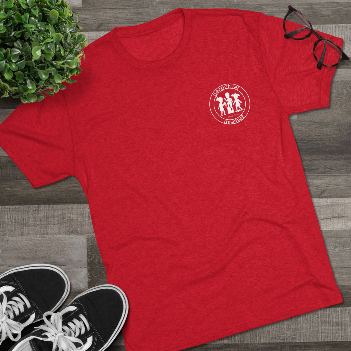 Perpetual Mischief Tri-Blend Tee product view 21 - 66 Percent