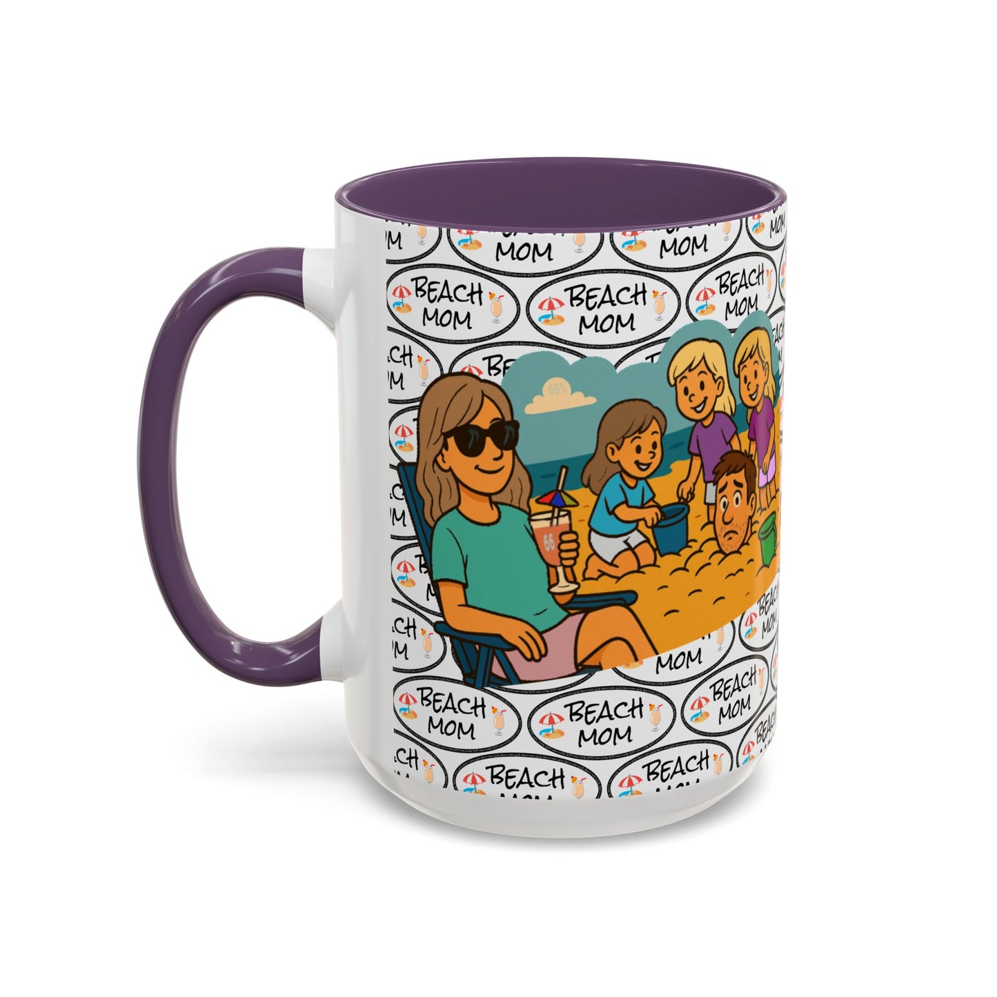 Beach Mom Mug - 66 Percent