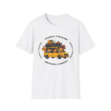 Hooray! The Dump Cotton T-shirt in White | 66 Percent