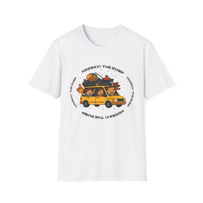 Hooray! The Dump Cotton T-shirt in White | 66 Percent