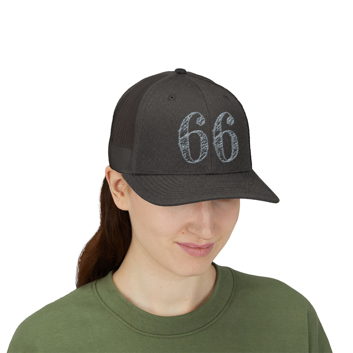 66% Snapback Trucker Hat product view 53 - 66 Percent