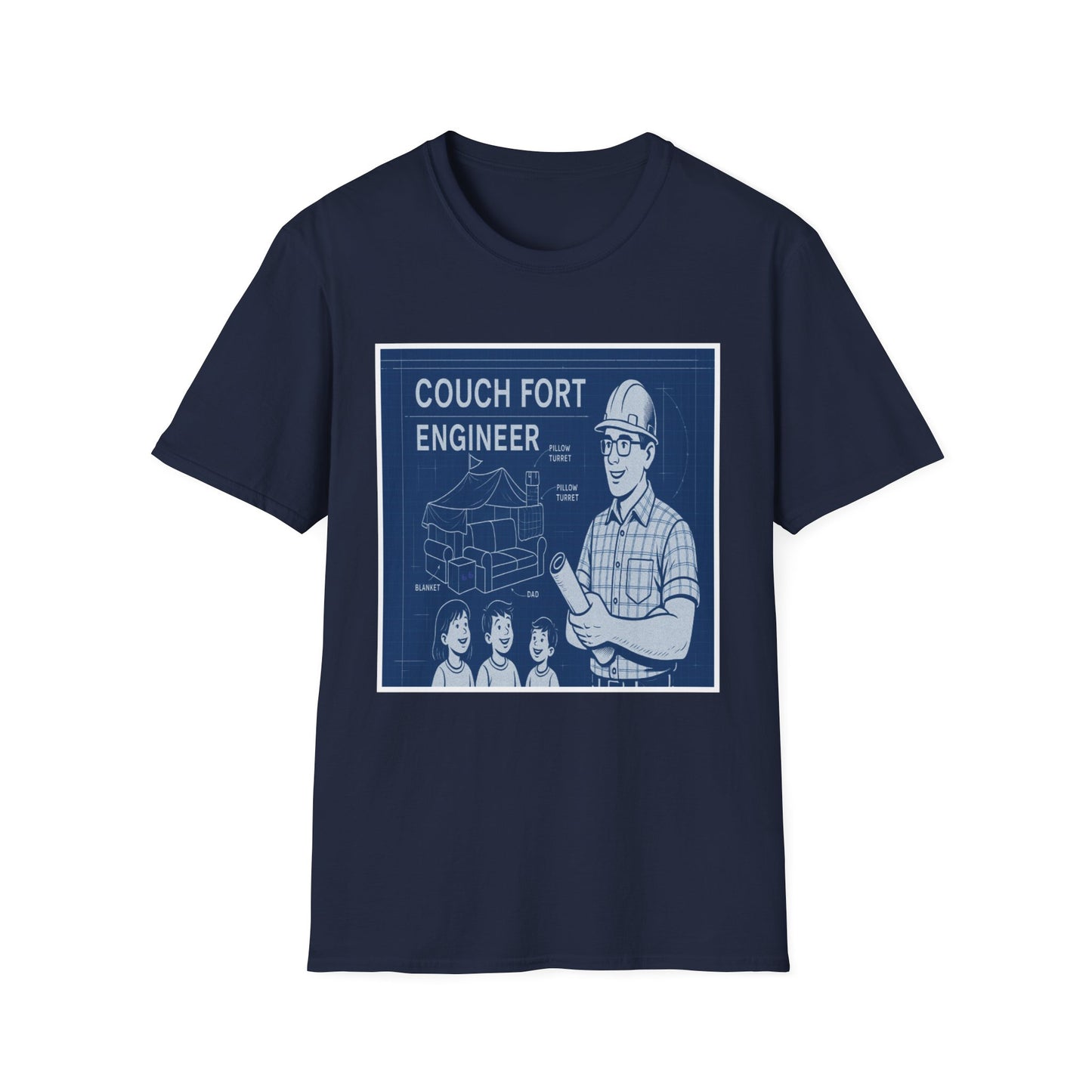 Overboard Dad Fort Cotton Tee - 66 Percent