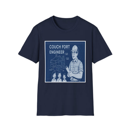 Overboard Dad Fort Cotton Tee - 66 Percent