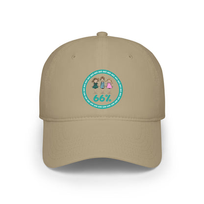 Original Design Improved 66% Fun Low Profile Baseball Cap - 66 Percent